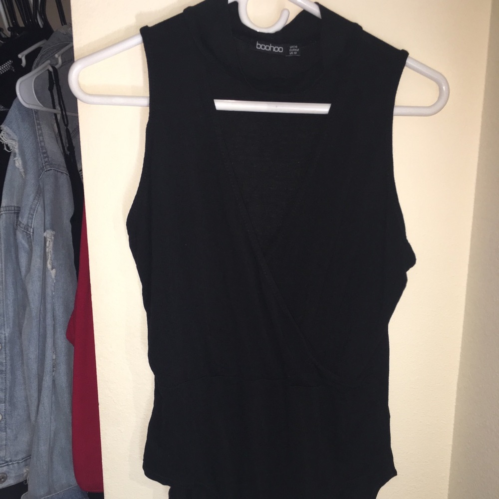 Black boohoo bodysuit